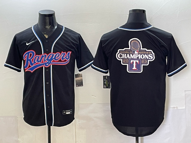 Men Texas Rangers blank black Nike 2026 MLB Jersey 0528006